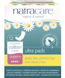 Natracare Organic Cotton Ultra Super Plus Pads - 12 Pads Box - Buy Online on GoSupps.com