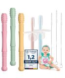 Buy BPA-Free Silicone Teething Tubes & Rings | 5-Piece US-CPC Approved Grasping Toys for Babies - Buy Online on GoSupps.com