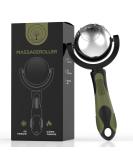 M.S.Lemberg Massage Roller with Handle - Heat & Cold Massage Ball for Relaxation & Wellness - Fascia Rod & Device Tool for Face Neck Back - Ideal Gift - Buy Online on GoSupps.com