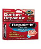 D.O.C. Repair-It Advanced Formula Denture Repair Kit 3 ea (Pack of 2) - Fast Fix for Broken Dentures - Buy Online on GoSupps.com