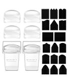 Makartt 12pcs Clear Silicone Nail Stamping Kit for French Manicure - Buy Online on GoSupps.com