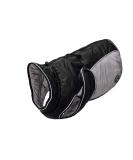 HUNTER Uppsala Extreme Dog Coat - Water-Repellent Winter Coat Reflective Design Size 55 - Black/Grey - Buy Online on GoSupps.com