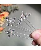 SweetV Crystal Wedding Hair Pins - Bridal Hair Accessories for Women & Bridesmaids - Buy Online on GoSupps.com