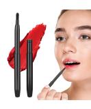 Retractable Lipstick Brush 2 Pack Professional Lip Brush for Lipstick Portable Lip Liner Brush Lip Mask Applicator Lip Balm Applicator Flat Lipstick Gloss Makeup Brush with Cap Makeup Tools for Women - Buy Online on GoSupps.com