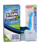 Stainaway Denture Cleaner Tablets Bundle | Dentu-Care Brush & Cup | Optimal Oral Care for Full/Partial Dentures - Buy Online on GoSupps.com