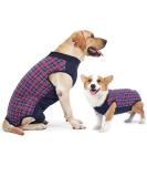 Lianzimau Dog Dividers - Breathable Surgical Wound Protection & Anti-Losing Cone E-Neck Band Alternative - Navy Blue (Size S 1 Pack) - Buy Online on GoSupps.com