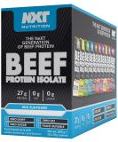 NXT Beef Protein Isolate 20 Sachets - Mixed Selection Box | Protein Powder High in Natural Amino Acids - Paleo Keto Friendly - Dairy and Gluten Free - Muscle Recovery | 20 Flavours | - Buy Online on GoSupps.com
