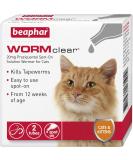 Beaphar 2 X Wormclear Spot-On Solution for Cats 21 g - Buy Online on GoSupps.com