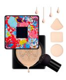Ordolava Flawless CC Cream Mushroom Head Air Cushion CC Cream Moisturizing Concealer Makeup Base Foundation CC Cream Moisturizing Oil Control Long Lasting Concealer (Natural color) 1.00 g (Pack of 1) Natural color - Buy Online on GoSupps.com