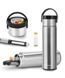 Medineed 60H Insulin Pens Cooler Box - TSA Approved Diabetic Travel Case with Biogel Ice Pack (Silver) - Buy Online on GoSupps.com