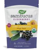Nature's Way Sambucus Zinc Lozenges | Elderberry, Vitamin C, Honey Lemon | Gluten-Free & Kosher Certified | 24 Lozenges (2 Pack) - Buy Online on GoSupps.com