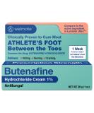 WELMATE Extra Strength Athletes Foot Treatment - Antifungal Cream with Butenafine Hydrochloride for Ringworm Jock Itch & Nail Fungus - 1oz Pack - Effective Foot Care Solution - Buy Online on GoSupps.com