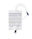 5pcs Pack Urine Drainage Bag 2000ml Capacity STERILE Overnight Urine Bags with T-Tap Valve and 90cm Tube Drainable Urinary Bags - Non-Latex Bedside Urinary Night Bags Pack of 5 - Buy Online on GoSupps.com