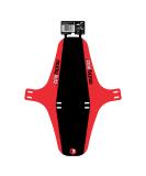 Mucky Nutz Face Fender Regular - Black/Red | Durable MTB Mudguard - Buy Online on GoSupps.com