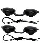 2 pack EVO FLEX Sunnies Flexible Tanning Bed Goggles UV Eye Protection Glasses (Black) FDA Compliant - Buy Online on GoSupps.com