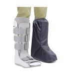 ARUNNERS Walking Boot Cover for Medical Brace Orthopedic and Fracture Cast with Integrative Slip-Resistant Rubber Sole (Black, Tall, Large) Tall Large - Buy Online on GoSupps.com