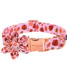 Shop Autumn Dog Collars - Halison Thanksgiving Dog Collar with Flower & Cotton Maple Leaf Design for Small Medium and Large Dogs - Buy Online on GoSupps.com