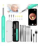 Ear Wax Removal Tool with 1296P FHD Camera - Ear Cleaner Kit with Lights Compatible with iPhone iPad & Android (Green) - Shop Internationally - Buy Online on GoSupps.com