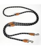 TRHIMLSBRAD Adjustable Dog Leash - 3m x 14mm for Large & Medium Dogs | Multifunctional Robust Double-Leash in Black - Buy Online on GoSupps.com