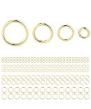 Alexcraft 14k Gold Plated Jump Rings 900PCS 4/6/8/10 mm Gold Jump Rings Strong Gold Open Jump Rings Bulk for Necklace Bracelet Earrings Jewelry Making Gold 4MM 6MM 8MM and 10MM - Buy Online on GoSupps.com