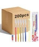 Disposable Toothbrushes with Toothpaste & Comb - Individually Wrapped for Hotels AirBnB Shelters & Charities (200 Pack - Buy Online on GoSupps.com
