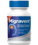 Migraine Relief Supplement: Migravent for Optimal Cranial Comfort and Health Riboflavin, Magnesium, Coenzyme Q10 and Butterbur Blend - Buy Online on GoSupps.com