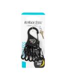 Nite IZE KeyRack Key Chain Pendant - Black Snap Hook Carabiner Organizer | International Shipping Available - Buy Online on GoSupps.com