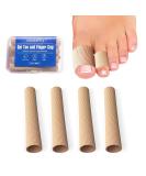 MQUPIN Gel Toe Caps Sleeves - Cuttable Toe Tubes & Protectors for Corns Blisters Calluses - Comfortable Foot Care Solutions for All Sizes - Buy Online on GoSupps.com