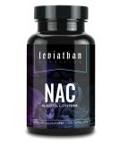 Leviathan Nutrition NAC Supplement - 600mg 120 Capsules for Lung & Liver Health - Immune Support & Antioxidant Boost - Buy Online on GoSupps.com