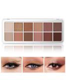 Boobeen 12 Colors Eyeshadow Palette - High Pigmented Matte & Glitter Shades | Ultra-Blendable Neutral Nudes for Natural Look | Long Lasting Makeup - Buy Online on GoSupps.com