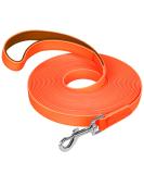 Buy Iokheira Waterproof Dog Leash - Padded Handle 10m Orange Perfect for Training Tracking & Camping - Buy Online on GoSupps.com