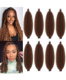Cookoo 24 Pre-Separated Springy Afro Twist Hair 8 Packs - Honey Brown Synthetic Marley Crochet Braiding Hair for Black Women - Spring Twist Hair (10 Strands/Pack 30#) - Buy Online on GoSupps.com