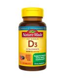 Nature Made Extra Strength Vitamin D3 5000 IU | Bone, Teeth, Muscle, Immune Health Support | 70 Sugar-Free Fast Dissolve Tablets - Buy Online on GoSupps.com