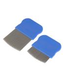 Ezy Dose Kids Lice and Eggs Comb | Stainless Steel Pin Teeth | Hair Care for Baby, Toddler, Adult | Pack of 2 Comb Set - Buy Online on GoSupps.com