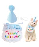 Blue Dog & Cat Birthday Bandana Set | Happy Birthday Pet Party Hut & Decorations - Buy Online on GoSupps.com