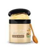 BeesOline Sugar Scrub - Premium Cane Sugar Exfoliant | 19oz Oat & Honey with Sunflower & Extra Virgin Coconut Oil - Organic Skincare for Smooth Skin - Buy Online on GoSupps.com