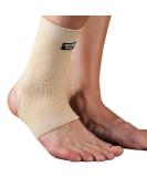 SPOTBRACE Ankle Brace Compression Sleeve (2 PACK) - Breathable Support for Men and Women - Ideal for Swelling, Plantar Fasciitis, Sprains - Nude, Large - Buy Online on GoSupps.com