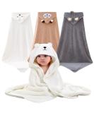 Vega Hooded Towel for Babies - Personalized Baby Bath Towel 80x80 cm Soft & Stylish with 3 Pattern Options - Buy Online on GoSupps.com