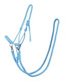 QHP Knotted Halter with Reins - Durable 10mm Rope for Warmbloods - Media Sangre Sky - Buy Online on GoSupps.com