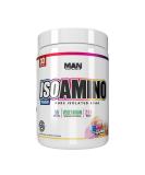 MAN Sports Iso-Amino BCAA Powder - Rainbow Sherbet Flavor 255g | Best BCAA Supplement for Muscle Recovery & Hydration - Buy Online on GoSupps.com
