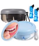 Buy Healvian 2 Set Prostheses Box - Portable & Reusable Storage Case for Prosthesis Cleaning | International Shipping Available - Buy Online on GoSupps.com
