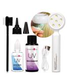 Buy Arison Hair UV Glue V Light Kit - Clear Glue & UV Lamp for Wig Extensions | Professional Hairdresser Tools - Buy Online on GoSupps.com