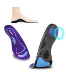 Arch Support Plantar Fasciitis Insoles | Athletic Orthotic Shoe Inserts for Women & Men | Heel Pain Relief | Flat Feet Metatarsalgia | All Day Cushioning | M - Women's 9-10.5 | Men's 8-9.5 - Buy Online on GoSupps.com