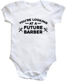 Hippowarehouse Future Barber Baby Vest Bodysuit - Short Sleeve for Boys and Girls - Buy Online on GoSupps.com