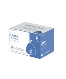 NINESTARS NSTB-21-45 Trash Bags, Large, White (Packaging May Vary) - Buy Online on GoSupps.com