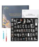 Aiskaer 48pcs Sewing Machine Presser Feet Set for Brother, Babylock, Singer, Janome, Elna, Toyota, New Home, Simplicity, Kenmore - Buy Online on GoSupps.com
