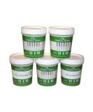 5 Pack Easy Home 14 Panel Drug Test Cup Kit with Adulteration Strips - Test 14 Drugs - BUP, THC, OPI, AMP, BAR, BZO, COC, MET, MDMA, MTD, OXY, PCP, PPX, TCA - ECDOA-1144A3 - 5 Count - Buy Online on GoSupps.com