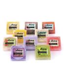 Saavy Naturals Organic Soap Bar Set - Scented Vegan Hand & Body Soap Gift Set | 10 Pack Artisan Square Bars Made in USA - Buy Online on GoSupps.com
