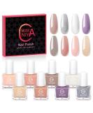 Buy Wakaniya Nail Polish Set - 8 Colors Mini Quick Dry Kit for Beginners | Perfect Gift for Women - Buy Online on GoSupps.com