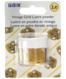 PME Edible Lustre Colour Vintage Gold 2g - Pack of 1 | Food Grade Metallic Dust for Cake Decorating - Buy Online on GoSupps.com